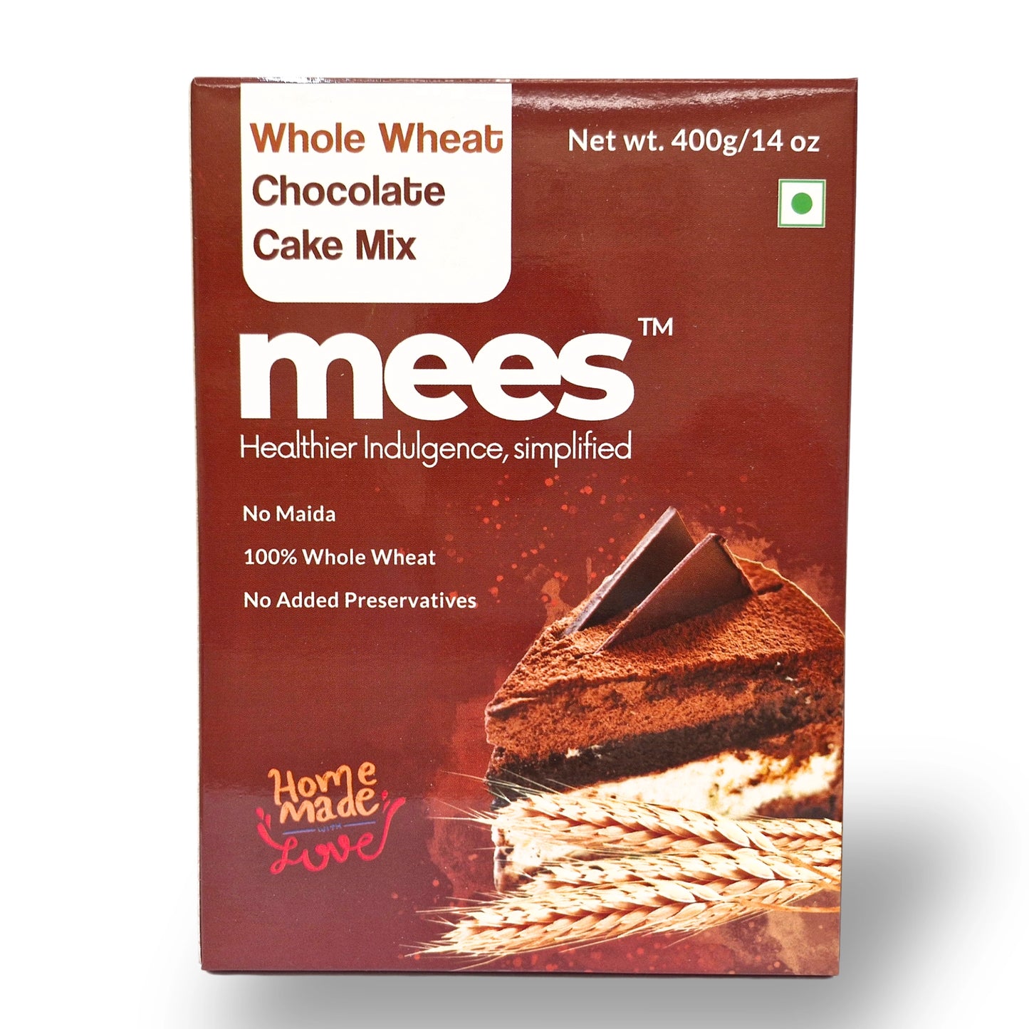 Wholewheat chocolate cakemix