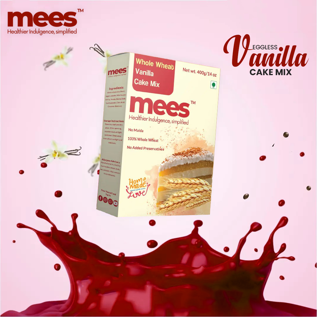 Wholewheat vanilla cakemix