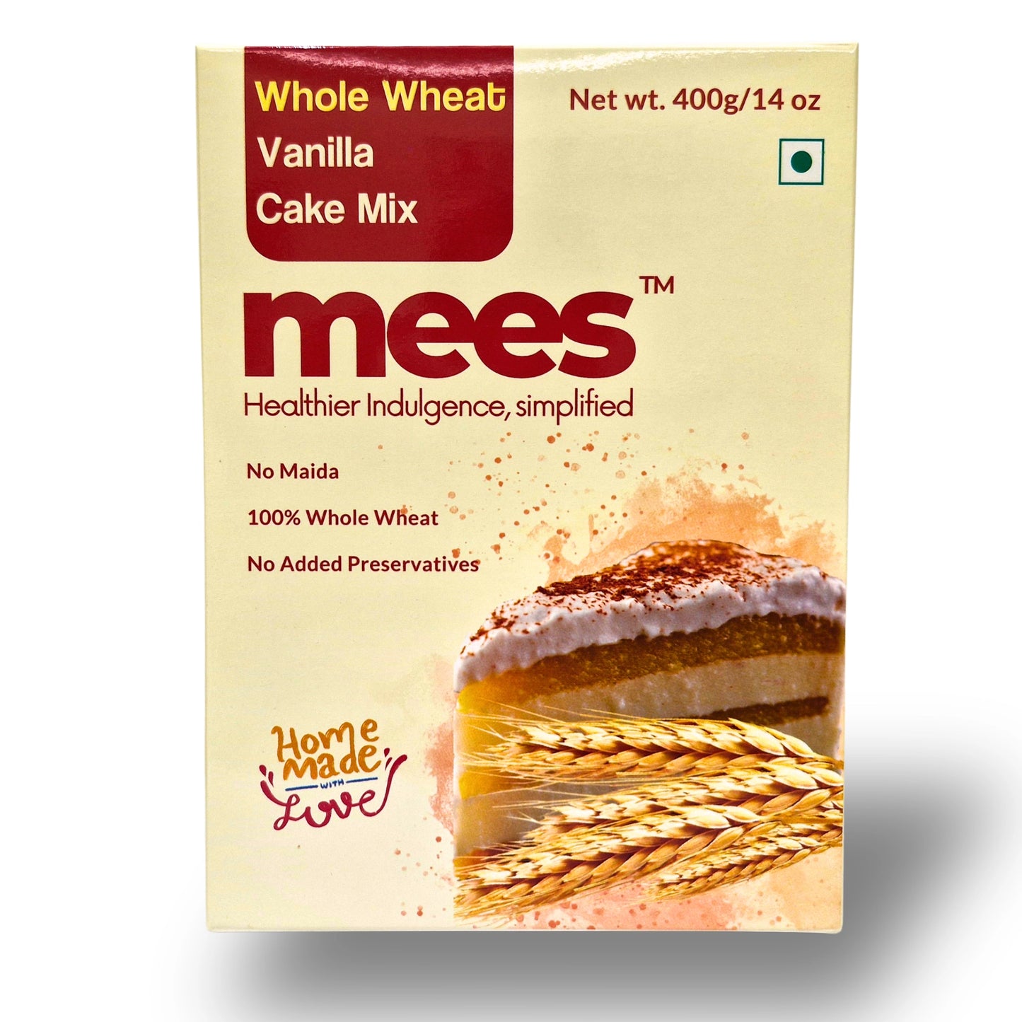 Wholewheat vanilla cakemix